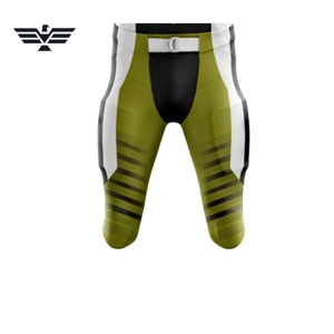 Custom American Football Uniform Set 100% Polyester Breathable Short Sleeve V-neck Front Customized Color Logo Sublimation Print - Product Image 6