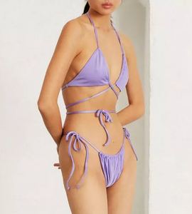 Bas de bikini personnalisé avec ficelle coulissante clés au design pour femmes imprimés sur mesure costumes de bikini sexy pour femmes maillot de bain brésilien - Product Image 5