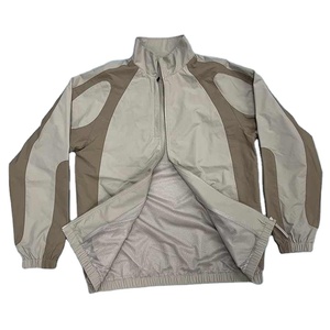 Sweat à capuche zippé coupe-vent personnalisé Survêtement léger en nylon Ensemble de pantalon de jogging Pantalon de survêtement et coupe-vent évasés - Product Image 6