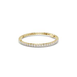 5.75 CT Lab Diamond Tennis <b>Bracelet</b> with Pear Cut Center Round Brilliant & Pear Cut 10KT, 14KT, 18KT Gold & 925 <b>Silver</b> - Product Image 6