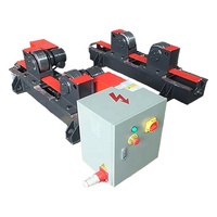 Rotateur de soudage réglable à vis sans fin DATANG, variateur de fréquence (VFD) à vitesse variable, rouleau de rotation robuste pour le soudage de tuyaux, de réservoirs et de cuves