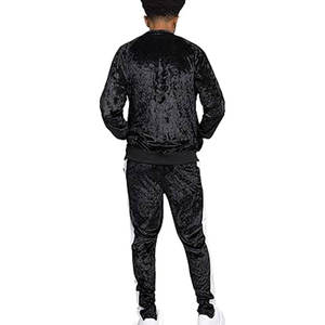 Survêtement Hommes Femmes Velours Survêtements Ensemble 2 Pièces Survêtements Full Zip Velvet Outfits Hoodie and Sweat Pant Jogging Suit - Product Image 5