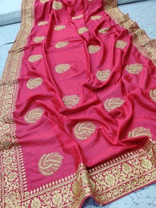 Top Quality Attractive Best Silk Fancy Embroidery <b>Stone</b> Work Saree <b>Hot</b> Sale Cotton Saree Buy From Indian Trusted Supplier - Product Image 3