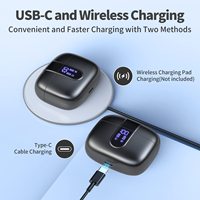 Auriculares Inalámbricos BX08 TWS en Oferta en Sitios Web de Comercio Electrónico, con Cancelación de Ruido ENC, Micrófono, Pantalla LED, Auriculares Inteligentes Intrauditivos