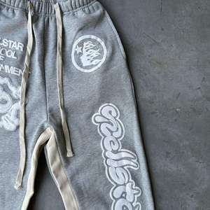 Venta al por mayor ácido lavado pantalones de chándal de los hombres de alta calidad pantalones de chándal con bolsillos logotipo personalizado pantalones de chándal para los hombres - Product Image 3