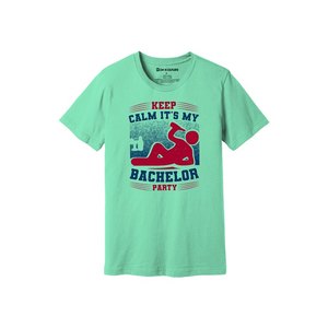 Camiseta 100% de algodón personalizable 3D Party Themes Print Estilo casual 12 opciones de color Heavy GSM 160-180 Tela con logotipo - Product Image 3
