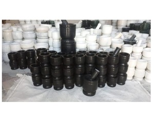 Hot Sale QUALITY HANDICRAFTS Black <b>Marble</b> <b>Mortar</b> <b>and</b> <b>Pestle</b> Set Grinder & Crusher 7.5x7.5 cm for Kitchen Use - Product Image 3