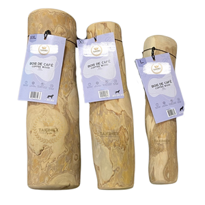 Juguete para mascotas de madera de café ecológico duradero para perros, tratamiento saludable para perros - Product Image 1