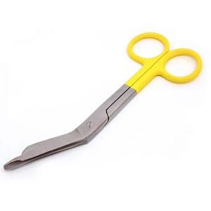 Tijeras para Vendajes de Enfermería HERMANN MEDITECH, Recubiertas, de Acero Inoxidable 30g, Herramienta de Corte Médica con Punta Roma para una Extracción Segura de Apósitos - Product Image 3