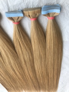 เทปบริสุทธิ์ผมเรมี่100% ธรรมชาติตรงสี No. #10เทปหนังกำพร้าชิดมนุษย์ผมส่วนขยายเทป Ins จากอินเดีย - Product Image 5