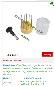 Poger เพชร GS 1811เครื่องมือเครื่องประดับพลาสติกสำหรับการดูแลและบำรุงรักษาเครื่องเพชรพลอย - Product Image 2