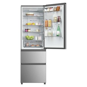 Refrigerador y Congelador Serie 3 HTR3618CNMG Total No Frost Silver C-Class con Congelador Superior (59.5x66.7x185cm) - Product Image 2