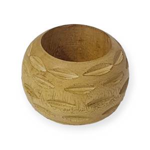 Mango de madera de color Natural, elegancia festiva, hecho a mano, redondo, gran oferta, servilletero, perfecto para Decoración de mesa de boda de Navidad - Product Image 1