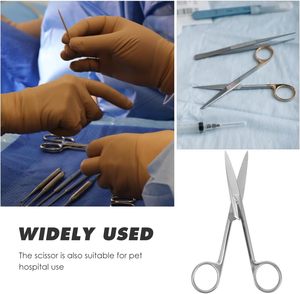 ชุดเครื่องมือผ่าตัดสแตนเลส20ซม. กรรไกรตัดตรง20ซม. ผ้าพันแผลผ่าหน้าหยัก - Product Image 2