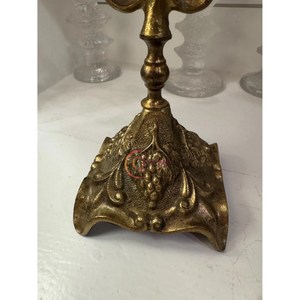 โถเทียนขัดทองทองเหลืองคุณภาพสูงงานทำมือตกแต่งบ้านเชิงเทียนที่ไม่เหมือนใครสำหรับใช้ในร่ม - Product Image 4