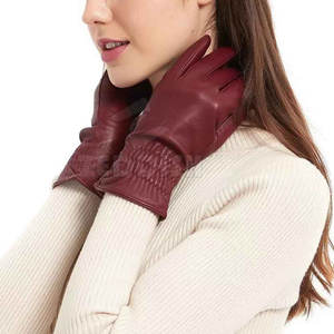 2025 gants en cuir à doigts complets personnalisés gants de mode d'hiver pour une utilisation en plein air gants en cuir à taux de gros - Product Image 4