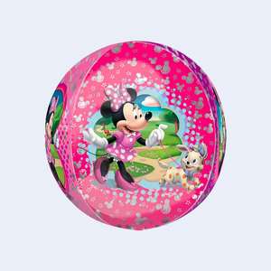 Globo de Aluminio de Minnie Mouse, Esfera de 38x40 cm, Decoración para Fiestas, Bolsa de 2 Piezas - Product Image 1