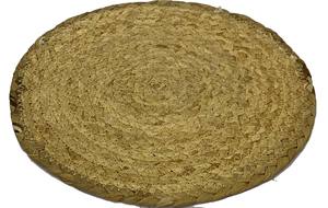 Napperons en jacinthe d'eau faits à la main écologiques | Tapis de table tissés naturels | Napperons personnalisables en gros - Product Image 4