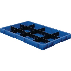 Anthracite PP Storage Container Dividers 180mm Height Transport Stacking Dividers 10pcs/Carton LA-KA-PE - Product Image 4
