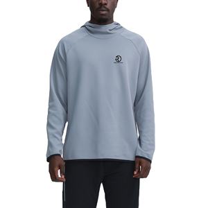 380 GSM poids lourd coton polaire hommes à capuche Logo personnalisé sans chaîne à capuche Streetwear surdimensionné hommes à capuche - Product Image 3