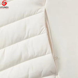 2025 New Design <b>Women's</b> Puffer <b>Vest</b> Sleeveless with Unique Color Lightweight <b>White</b> Color Best with OEM Serviced Puffer <b>Vest</b> - Product Image 6