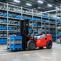 Chariot élévateur diesel LEITENG 3 tonnes série K, prix direct usine, chariot élévateur robuste pour la manutention de matériaux en entrepôt