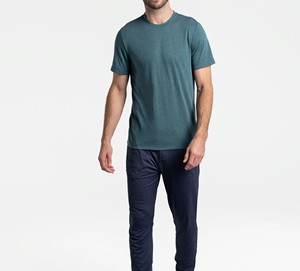 Camiseta de ajuste regular unisex para hombre, último diseño con cuello redondo, manga corta, color oscuro, estampado atlético de algodón/poliéster - Product Image 3