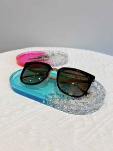 Resin <b>Decorative</b> Tray in Multiple Colors Cosmetic Organizer Home <b>Decor</b> Oval Resin Tray Vanity Tray High Quality - Product Image 6