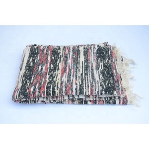 Alfombra trenzada de bucle hecho a mano, alfombras rectangulares de trapo, diseño bonito, novedad - Product Image 1