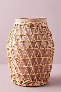 Low Price <b>Smart</b> <b>Pots</b> & <b>Planters</b> Garden Decor Rattan <b>Planter</b> with Iron Stand Large Floor Standing Black Stand - Product Image 3