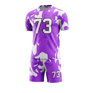 Maillot De Foot Fab Knit Violet/jaune – Taille XL (#59) – Occasion