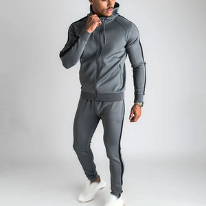 Sudadera con capucha para hombre, jersey en blanco con logotipo personalizado, de algodón liso, ajustada, para correr, logotipo personalizado de alta calidad - Product Image 2