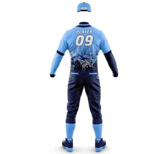 Maillot de baseball boutonné par sublimation en polyester personnalisé avec pantalon Fabricant d'uniformes de baseball personnalisé au Pakistan-Sialkot - Product Image 3