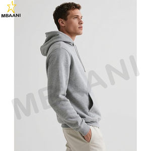 Sudadera con Capucha para Hombre y Mujer, Sudadera Deportiva en Color Gris Claro - Product Image 2