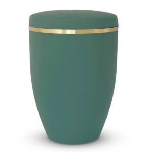 Belles urnes de crémation en fer fini de cuivre pour les cendres adultes Urnes funéraires galvanisées de haute qualité fabriquées en Inde - Product Image 2