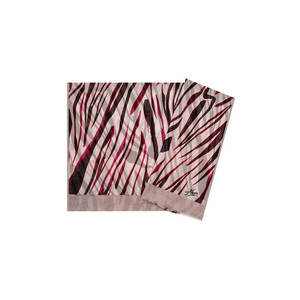 Écharpe rectangulaire en polyester rayée rose - Accessoire de tête et foulard - Product Image 1