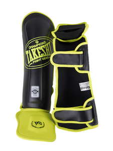 Takeshi สนับแข้งแบบมืออาชีพสำหรับ TFG-1413ทำจากหนังสังเคราะห์สีมวยที่กำหนดเองโลโก้กำหนดเอง - Product Image 3