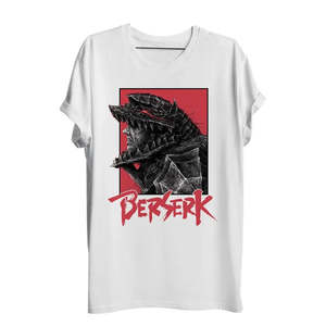 Camiseta de Algodón 100% con Estampado de Anime Berserk, Jersey Deportivo con Serigrafía, Camisetas Estampadas por Compresión, Modelo [Número de Modelo] - Product Image 1