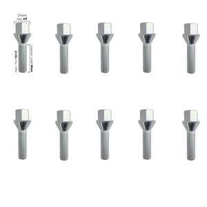 Entretoises de roue 20mm 5x112 centrage 66.6 avec boulons - Product Image 2