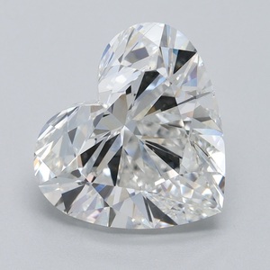 4 ct Diamant de laboratoire taille coeur blanc lâche calibré G couleur VS1 clarté Lab a créé des diamants pour la fabrication de bijoux Cadeaux pour elle - Product Image 1
