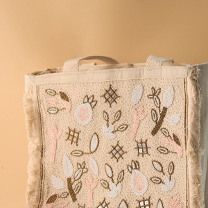 Venta al por mayor Playa Verano Nuevos bolsos casuales Tejido de cuentas de madera Mujeres Bolso de mano Señoras Bolso de hombro de moda por glowin fashion - Product Image 4