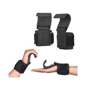 Ganchos de soporte de muñeca de fitness de neopreno resistente ajustable precio al por mayor para levantamiento de pesas y entrenamientos de gimnasio - Product Image 1
