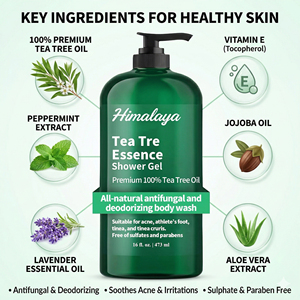 Gel <span class=keywords><strong>Doccia</strong></span> Naturale al Tea Tree Antifungino e Anti-Odore - Product Image 3