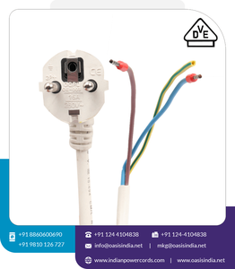 Haute température interne électrique isolé Type E français 3 cordons d'alimentation conducteurs d'extension étanches IEC extrémité femelle pour - Product Image 3