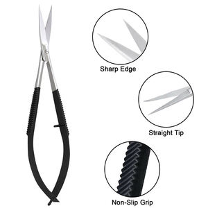 High Quality Curved Spring <b>Cuticle</b> <b>Scissors</b> Custom Logo Stainless Steel Beauty <b>Scissors</b> for Manicure Tools - Product Image 4