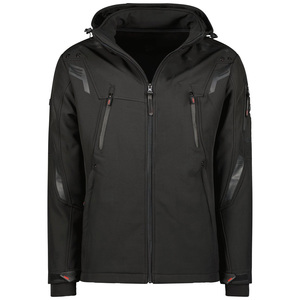 Fashionable Winter Special Adjustable Hooded Softshell <b>Jacket</b> For <b>Men</b> Stylish Windproof Durable Insulated Elastic Cuffs <b>Jacket</b> - Product Image 1