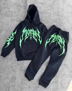 Servicio OEM, Conjunto de Sudadera con Capucha y Pantalones Deportivos de Invierno Ecológicos Hechos a Medida, Secado Rápido, Chándal para Hombre, MOQ Bajo - Product Image 3