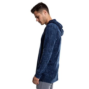 Sudaderas con capucha con logotipo personalizado para hombre de alta calidad 500G 100% algodón impreso estilo jersey de felpa francés suministro al por mayor sudaderas con capucha personalizadas - Product Image 3