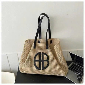 Bolso Tote Grande de Paja para Mujer, Bolso de Hombro Grande para Playa y Viajes, Bolso de Mano de Moda para Verano - Product Image 2