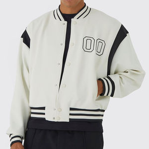 Chaquetas Varsity de Béisbol para Hombre de Alta Calidad, Fabricante OEM, Venta al por Mayor, Cuello en V, Transpirables, de Secado Rápido, Personalizadas - Product Image 2